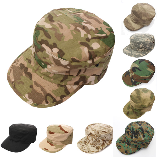 

Унисекс охота тактический военный патруль крышка оснащена камуфляж Плоский Hat